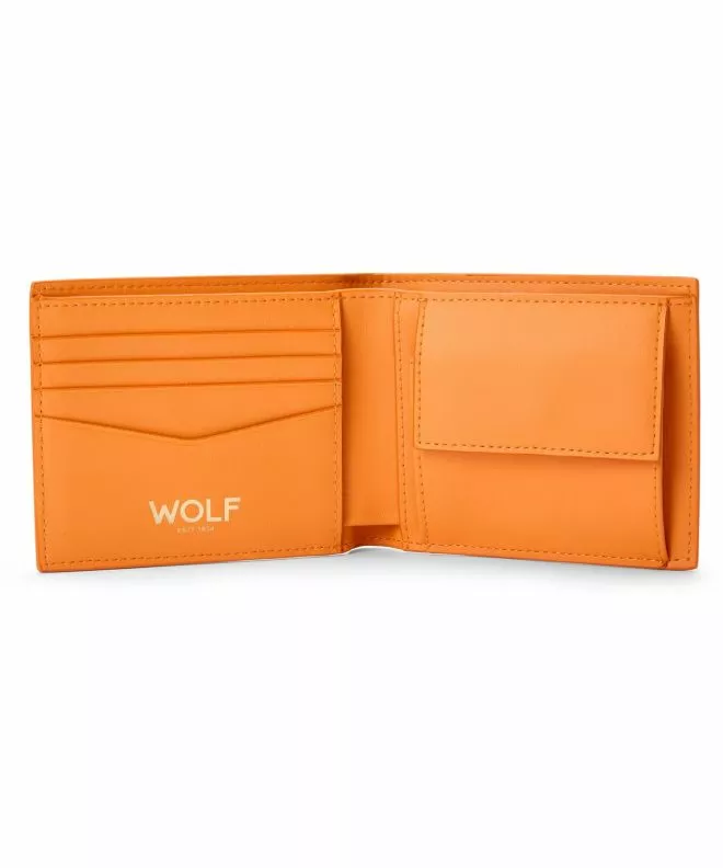 Portfel na banknoty i monety Wolf Signature Orange 776139