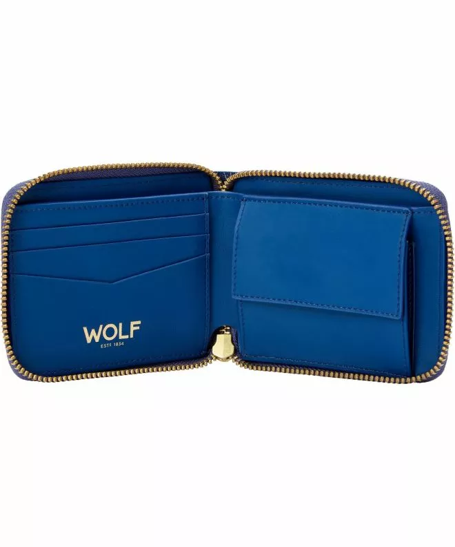Portfel zamykany na zamek Wolf Signature Blue 776424