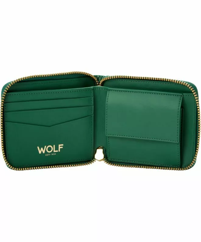 Portfel zamykany na zamek Wolf Signature Green 776430