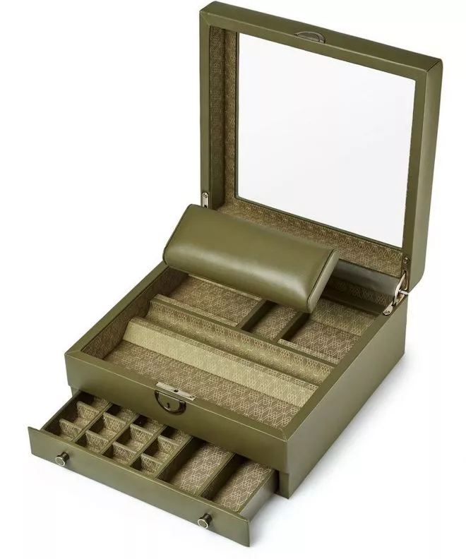 Pudełko Wolf Earth Stand Box Limited Edition ze stojakiem na 2 zegarki i szufladą na biżuterię 190741