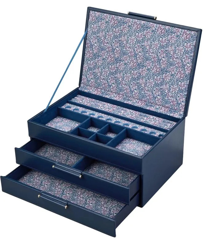 Pudełko z szufladami Wolf x Fiona Howard Indigo Fruit Botanical na biżuterię 399317