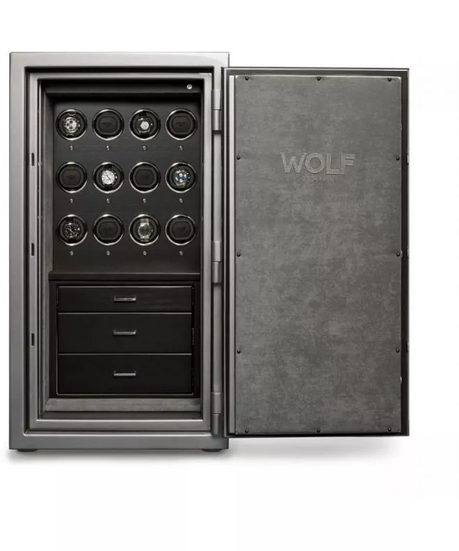 Sejf Wolf Atlas z rotomatami na 12 zegarków 491265
