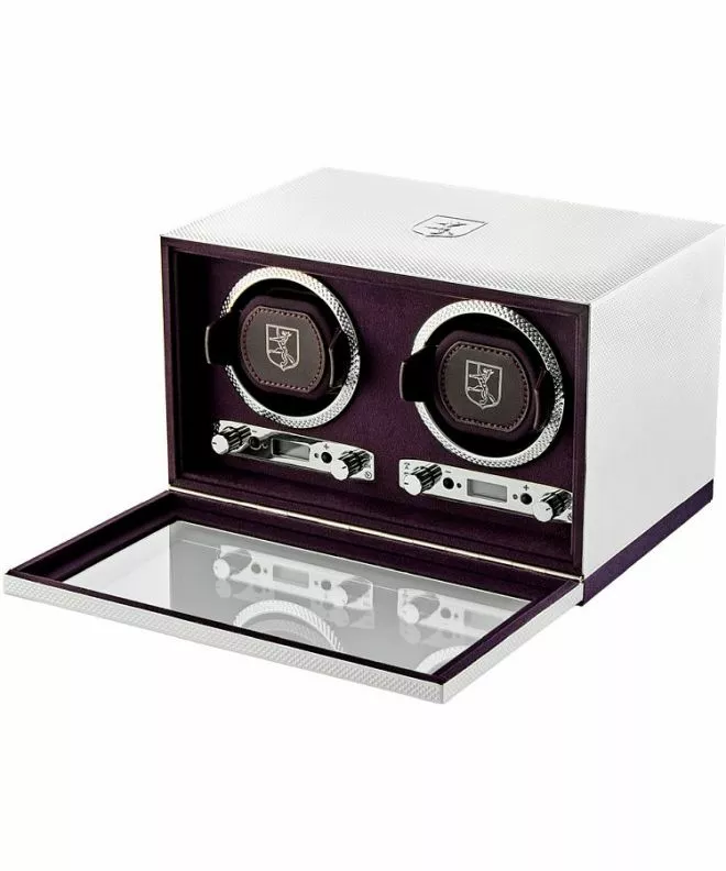 Rotomat Wolf Silver Double na 2 zegarki 190004