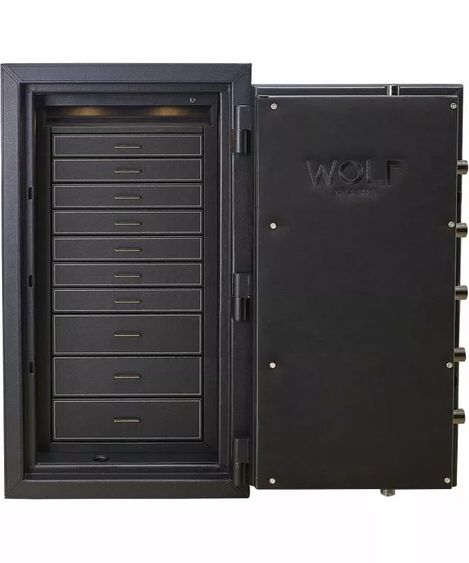 Sejf Wolf Athos Black na zegarki i biżuterię 49000003