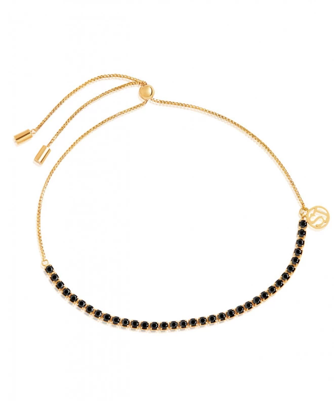 Bransoletka Sif Jakobs Ellera Tennis Srebro 925 + Złoto 18K SJ-B42032-BK-SG