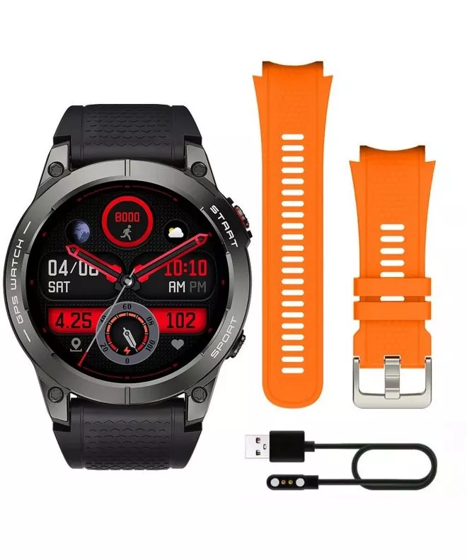 Smartwatch Manta Activ X GPS Czarny SET SWA001BK