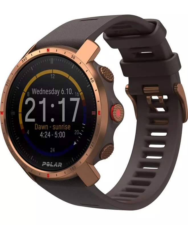 Smartwatch Polar Grit X Pro Brązowo-Miedziany M/L Outlet 725882058702 WYP222418