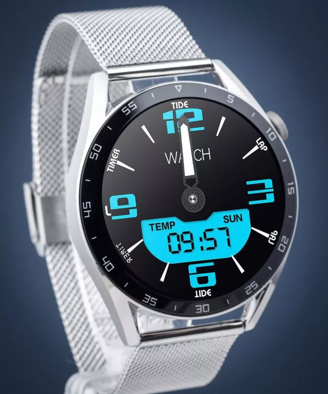 Smartwatch męski Pacific 42 Sport Silver 																				 PC00344
