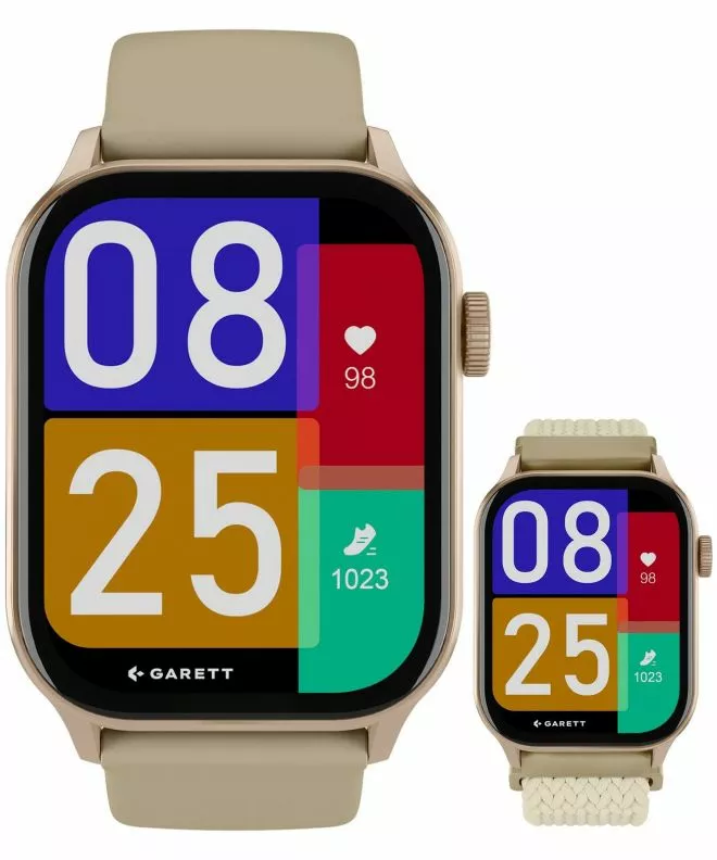 Smartwatch Garett Activity 3 Złoty SET 5904238487259