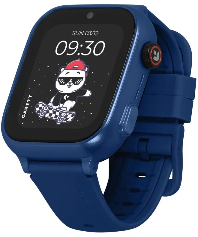 Smartwatch Garett Kids Cute 2 4G Niebieski SET z Odblaskowym Paskiem 5904238486153