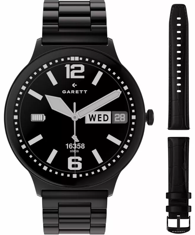 Smartwatch Garett Quantum Glow Black SET 5904238487570