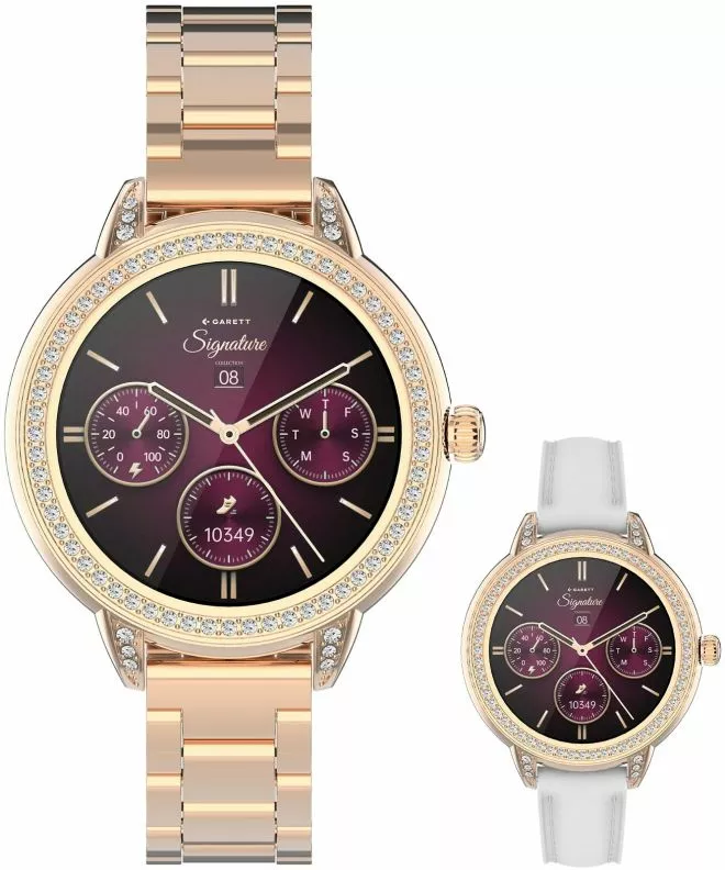Smartwatch Garett Signature Stella Rose Gold Solid SET 5904238485101