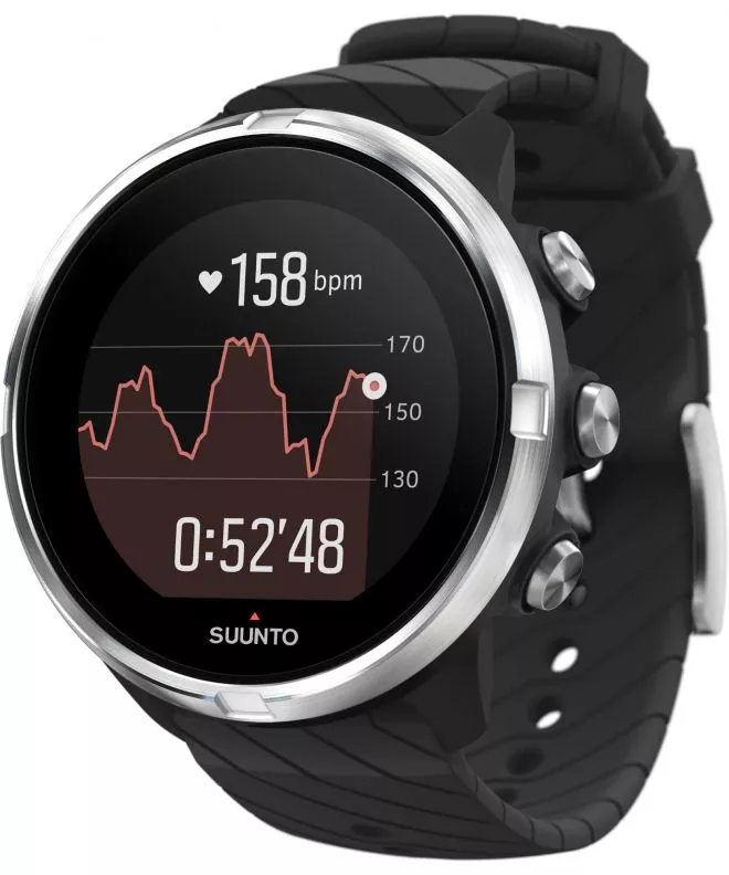 Smartwatch Suunto 9 Black Wrist HR GPS Outlet SS050142000 WYP222659