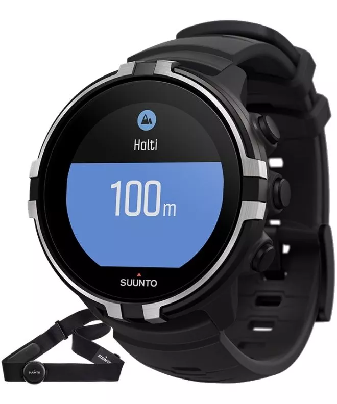 Zegarek Suunto Spartan Sport Baro Stealth Wrist HR GPS + Belt SS023402000