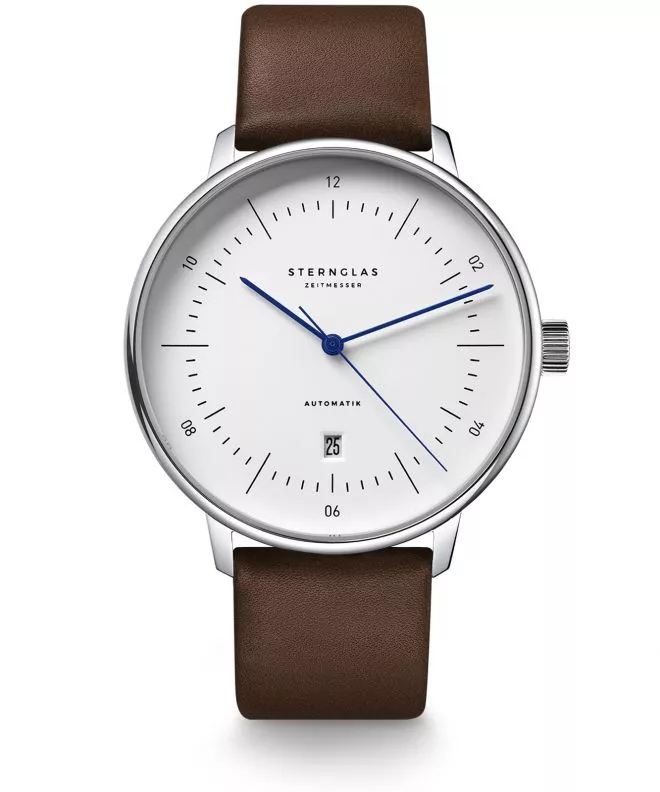 Zegarek męski Sternglas Naos XL Automatik White S02-NX01-PR04