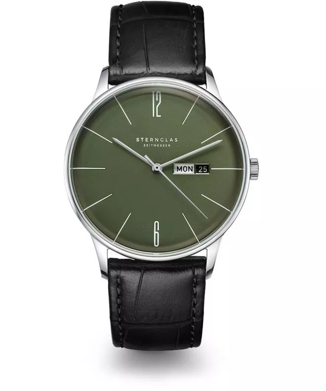 Zegarek męski Sternglas Berlin Olive Green S01-BE08-HE04