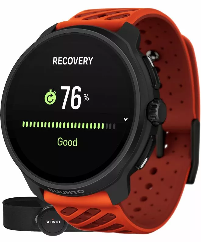 Zegarek Multisportowy Suunto Race 2 Coral Orange + Pas HR [Sapphire Glass] SS051241000HR