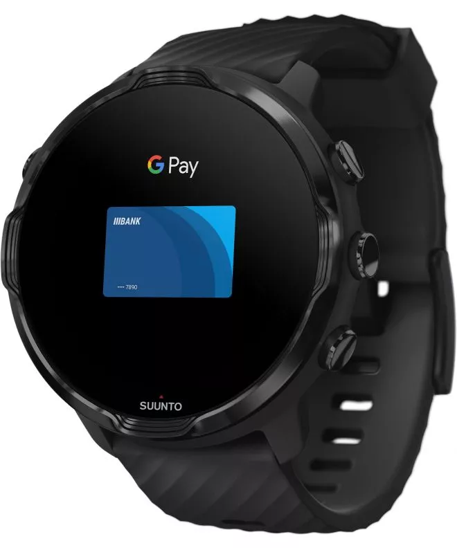 Zegarek smartwatch Suunto 7 All Black Wrist HR GPS Outlet SS050378000-WYP222368