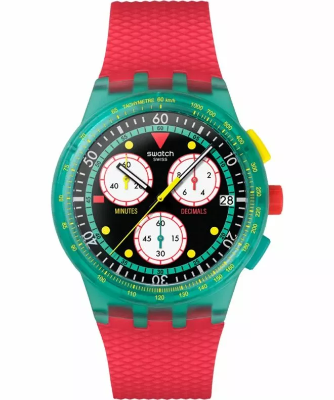 Zegarek Swatch Neon Emerald Chronograph SUSG409