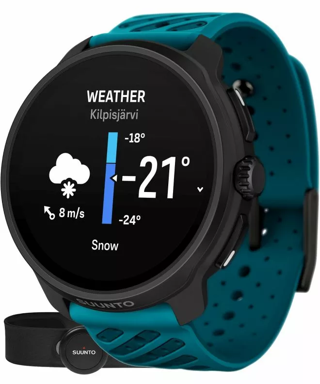Zegarek Multisportowy Suunto Race 2 Wave Blue + Pas HR [Sapphire Glass] SS051242000HR