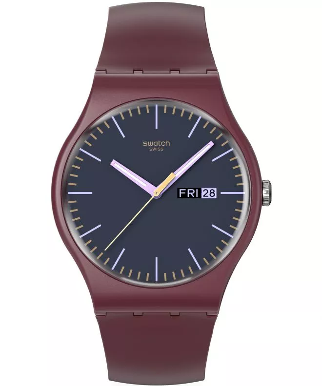 Zegarek Swatch Burgundy Berry SO29R707