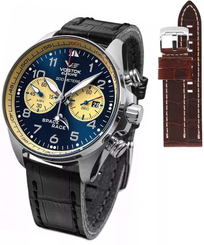 Zegarek męski Vostok Europe Space Race + pasek Vostok 6S21-325A667-42984