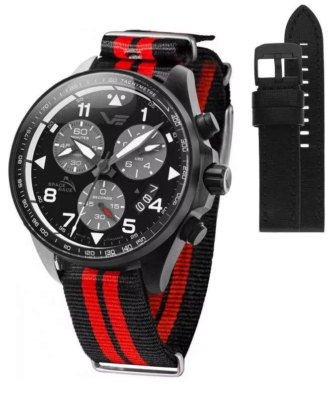Zegarek męski Vostok Europe Space Race Chrono Limited Edition + pasek Vostok 6S30-325C744-06931