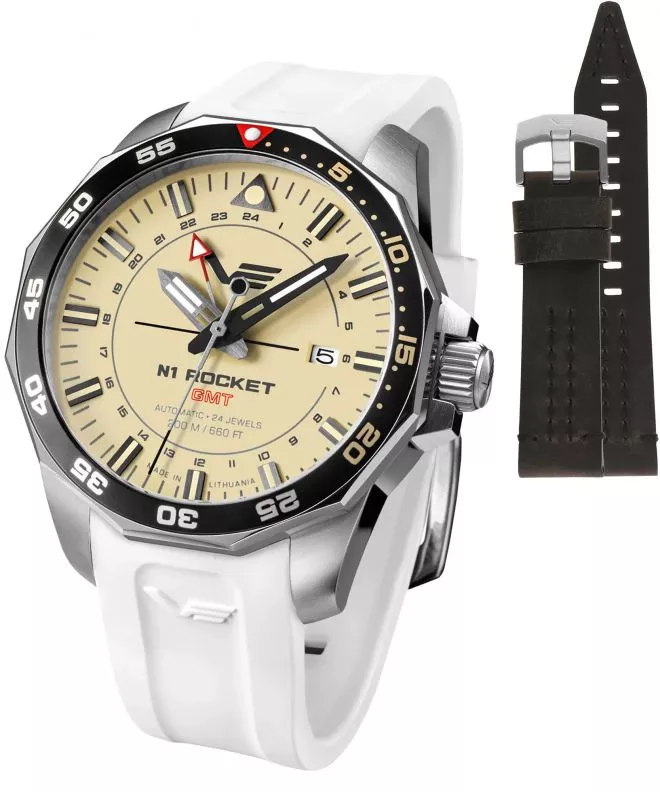 Zegarek męski Vostok Europe Rocket N-1 Automatic GMT Limited Edition + pasek Vostok NH34-225A713-53874