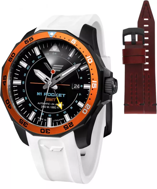 Zegarek męski Vostok Europe Rocket N-1 Automatic GMT Limited Edition + pasek Vostok NH34-225C714-39410