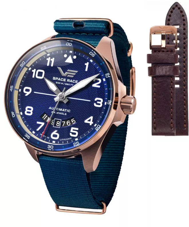 Zegarek męski Vostok Europe Space Race Automatic Limited Edition + pasek Vostok NH35A-325B746-06917