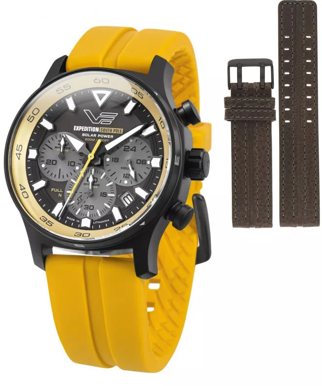 Zegarek męski Vostok Europe Expedition South Pole Solar Power Chronograph Limited Edition SET + pasek Vostok VR42-592C763-59128