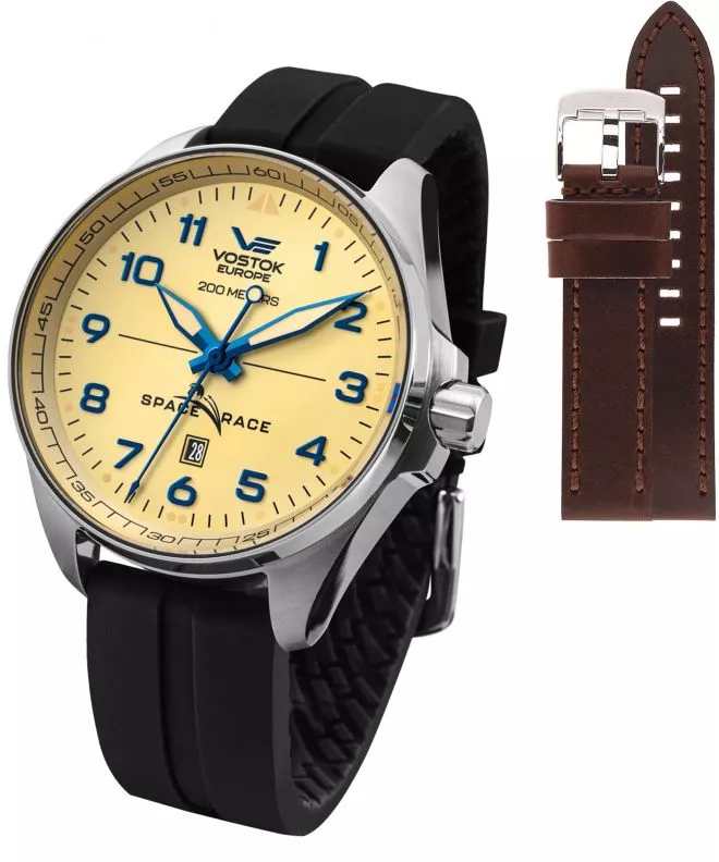 Zegarek męski Vostok Europe Space Race Automatic Limited Edition + pasek Vostok YN55-325A663-2940
