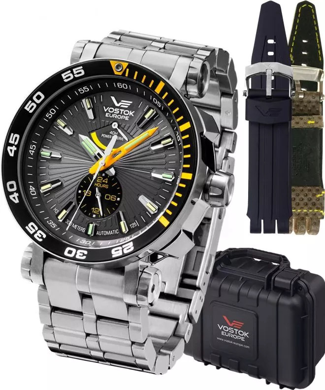 Zegarek męski Vostok Europe Energia Rocket Automatic Limited Edition + pasek Vostok YN84-575A539-31995