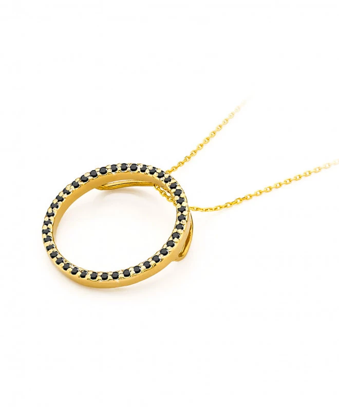 Zawieszka Bonore ze Złota próby 585 z czarnym brylantem 0,2 ct 173512