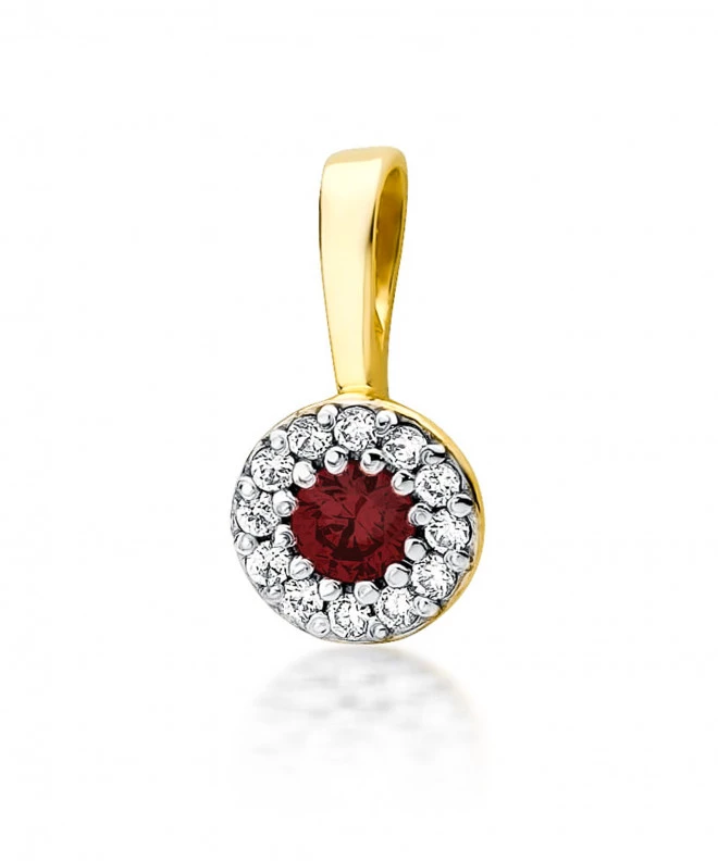 Zawieszka Bonore ze Złota próby 585 z rubinem 0,15 ct 173702