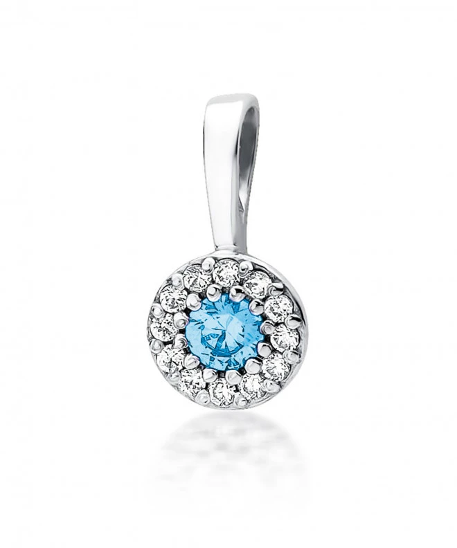 Zawieszka Bonore ze Złota próby 585 z topazem 0,15 ct 173711