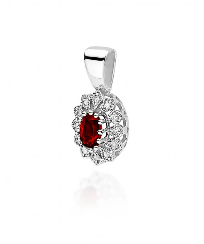 Zawieszka Bonore ze Złota próby 585 z rubinem 0,6 ct 173713