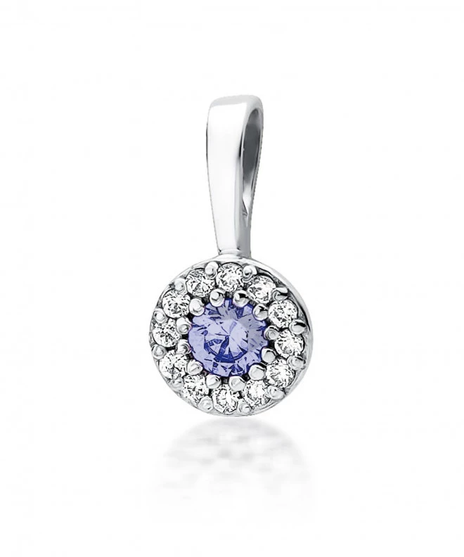 Zawieszka Bonore ze Złota próby 585 z tanzanitem 0,15 ct 173707