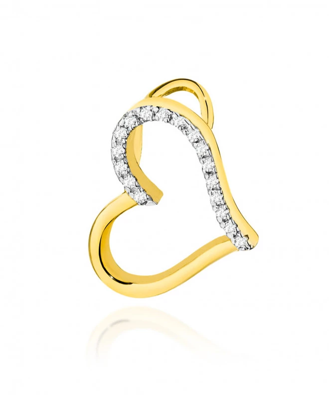 Zawieszka Bonore ze Złota próby 585 z diamentem 0,08 ct 173689