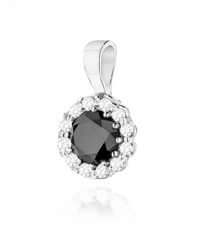 Zawieszka Bonore ze Złota próby 585 z czarnym brylantem 0,5 ct 173699