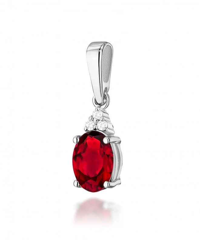Zawieszka Bonore ze Złota próby 585 z rubinem 1 ct 173737