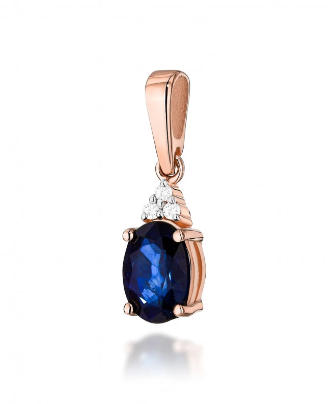 Zawieszka Bonore ze Złota próby 585 z szafirem 0,9 ct 173741