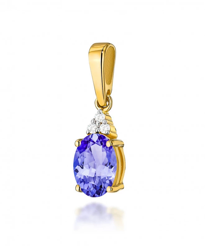 Zawieszka Bonore ze Złota próby 585 z tanzanitem 0,7 ct 173748