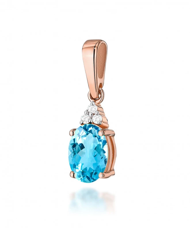 Zawieszka Bonore ze Złota próby 585 z topazem 0,9 ct 173747