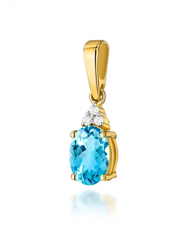 Zawieszka Bonore ze Złota próby 585 z topazem 0,9 ct 173745
