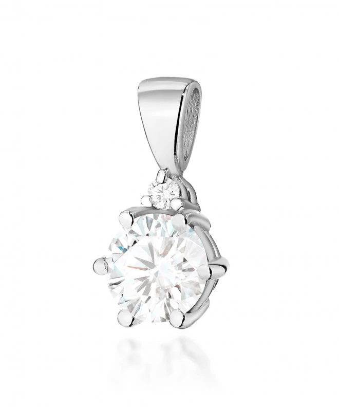 Zawieszka Bonore ze Złota próby 585 z białym szafirem 0,6 ct 173761