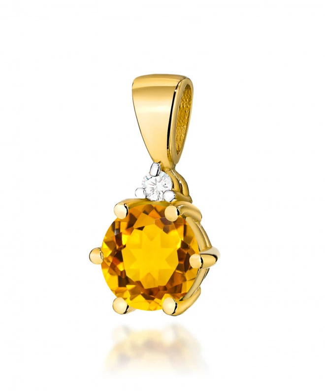 Zawieszka Bonore ze Złota próby 585 z cytrynem 0,5 ct 173762