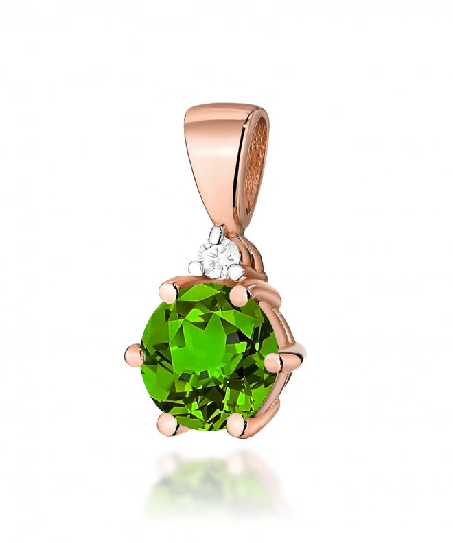 Zawieszka Bonore ze Złota próby 585 z oliwinem 0,6 ct 173770