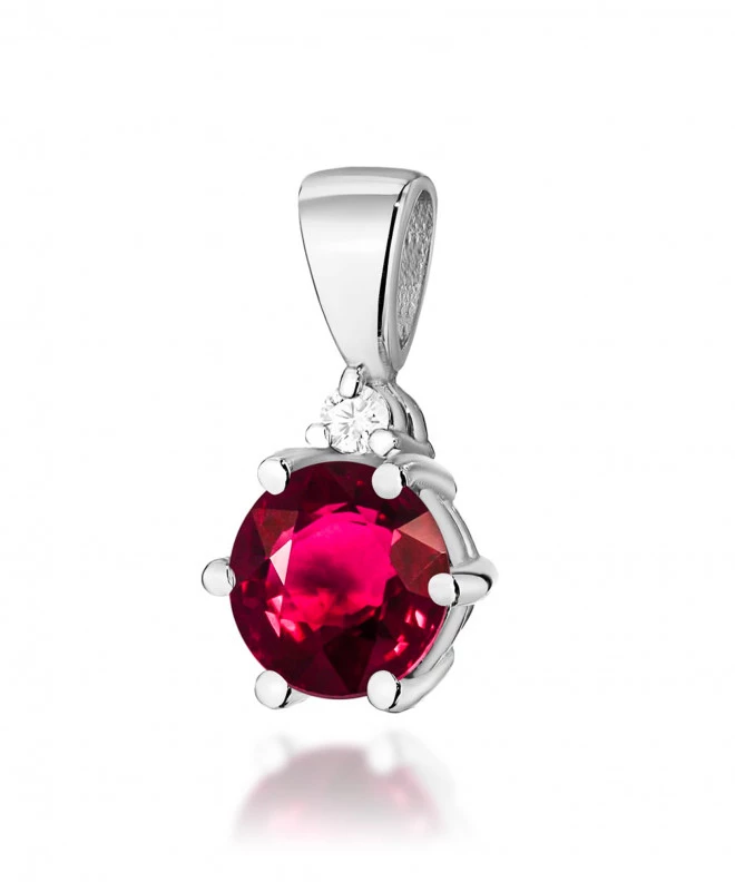 Zawieszka Bonore ze Złota próby 585 z rubinem 0,6 ct 173773