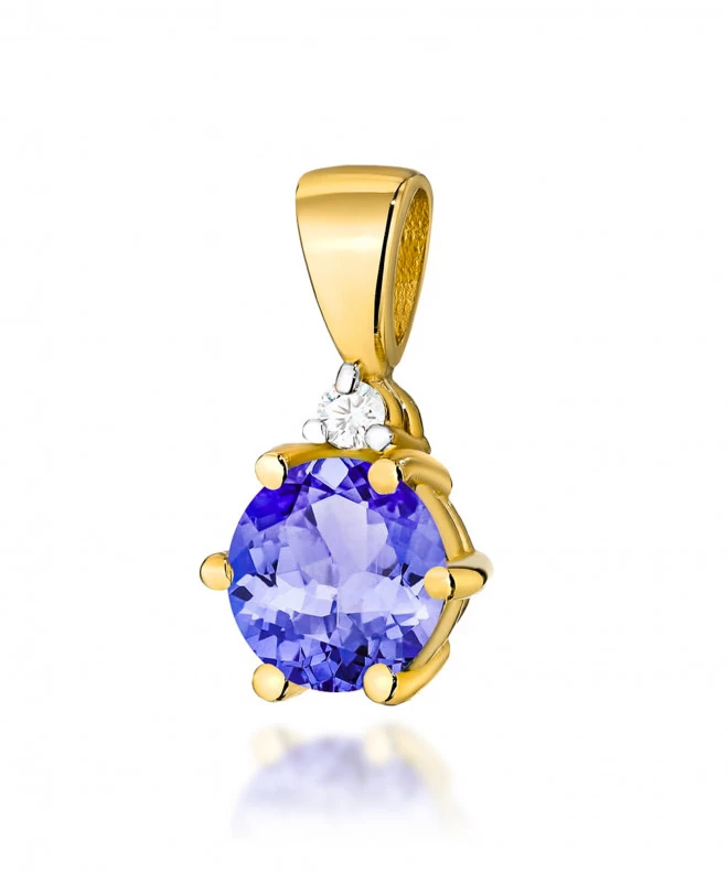 Zawieszka Bonore ze Złota próby 585 z tanzanitem 0,5 ct 173780